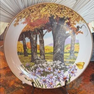 Wildflowers of the South Wild Honeysuckle #1 Collector Plates Windsor Ralph Mark